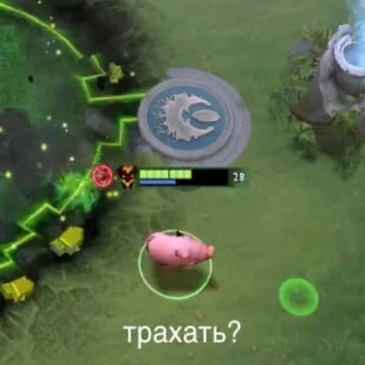 скриншот зеленый гольф