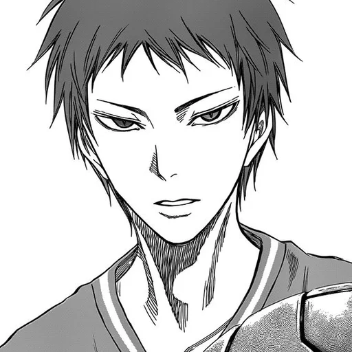 эскиз аниме иллюстрация