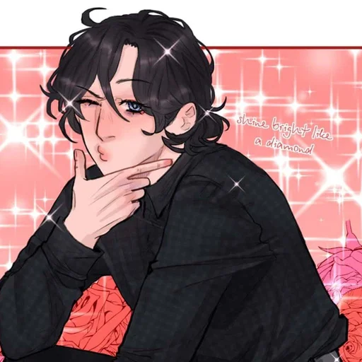 аниме человеческое лицо одежда